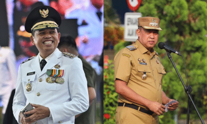 Gubernur Jawa Barat, Dedi Mulyadi | Walikota Bekasi Tri Adhianto.
